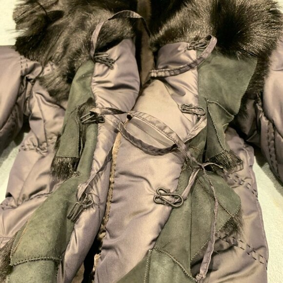 Designer Roberta Scarpa 100% Kidfur Trimmed Jacket - Picture 9 of 12